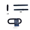 DAIDOHANT 10104054 Petite Carabiner (Matte Black) 0.2 inches (5 mm)