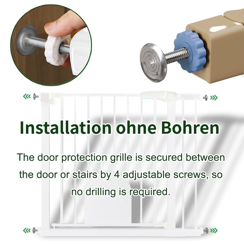 Stair Gate Pressure Fit Spares Set 4 Pack for Baby