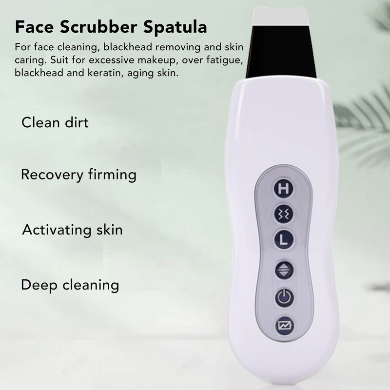 Face Skin Spatula Deep Cleaning High Frequency Vibration Skin Care