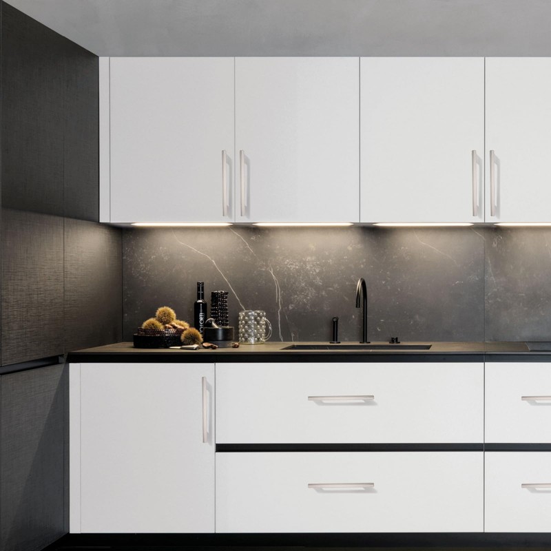 Coinkoly 10 Pack 7"(178mm) Brushed Satin Nickel Cabinet Pulls Knurled