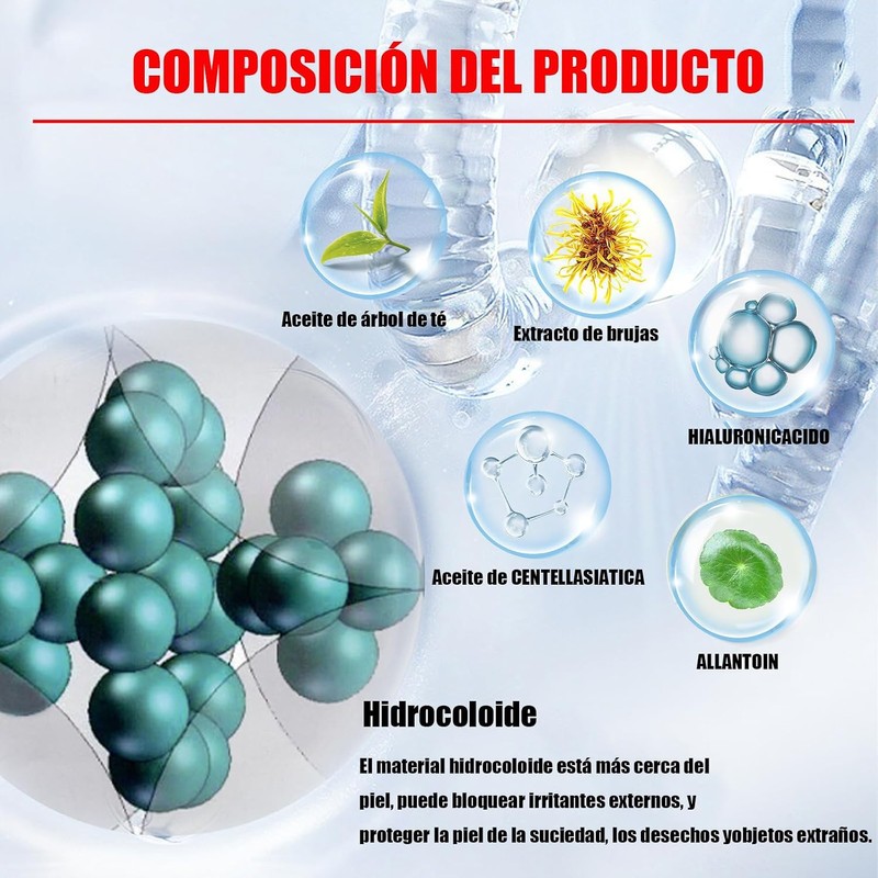 LUHI 200PCS Parches para Acne,Pimple Patch, Parches para Espinillas, Almohadillas