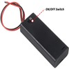 単4電池用バッテリーボックス3個、3Vバッテリーボックス（線付き）2x1.5V 単4電池ボックス AAA電池スタンド（3個）