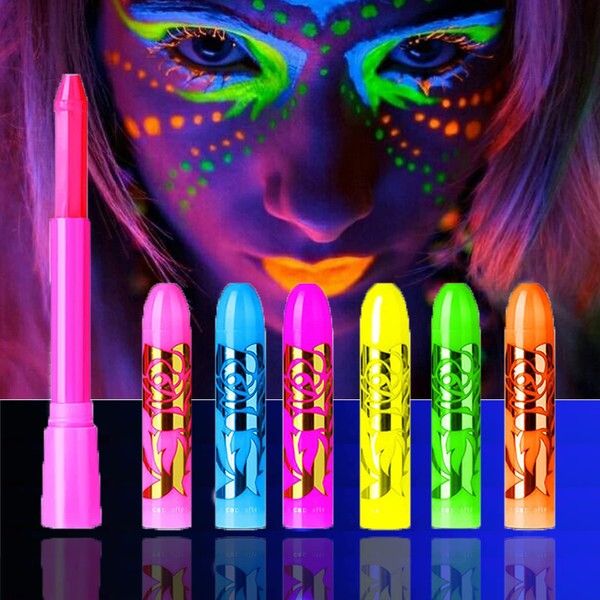 Glow in The Black Light Face & Body Paint, UV