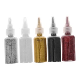 Baluue 5pcs Cosmetic Glitter Powder for Nail Art Decorations Shimmering Nail Designs Acrylic Supplies Body Highlight for Parties and Weddings Radiant and Colors