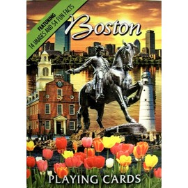 Boston Massachusetts Souvenir Playing Cards
