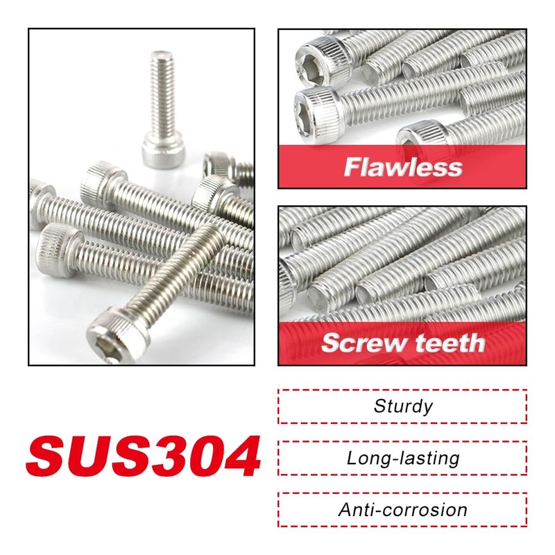 Xitomer Engine Left+Right Cover Bolt Kits Compatible with RD400 1976-1980