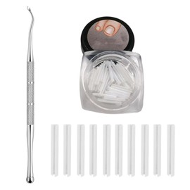 QOMJUFA 50 Pieces Ingrown Toenail Correction Set, Ingrown Toenails, Painless Toenail Straightening Strips with Toenail Lifter, Simple Tool Set