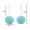 arete de pompón para mujer, bonitos y coloridos aretes de