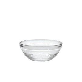 Duralex Lys clear Stackable Bowl, Diameter - 5 1/2”, Height - 2 1/4”, Capacity -16 7/8 oz - 50 cl, pack of 6