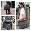 Mens messenger bag 15.6 inch, Waterproof Leather Laptop Briefcase Large
