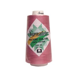 Signature Thread Signature Ctn 3000yd Rose 100% Cotton Quilt Thread 3000