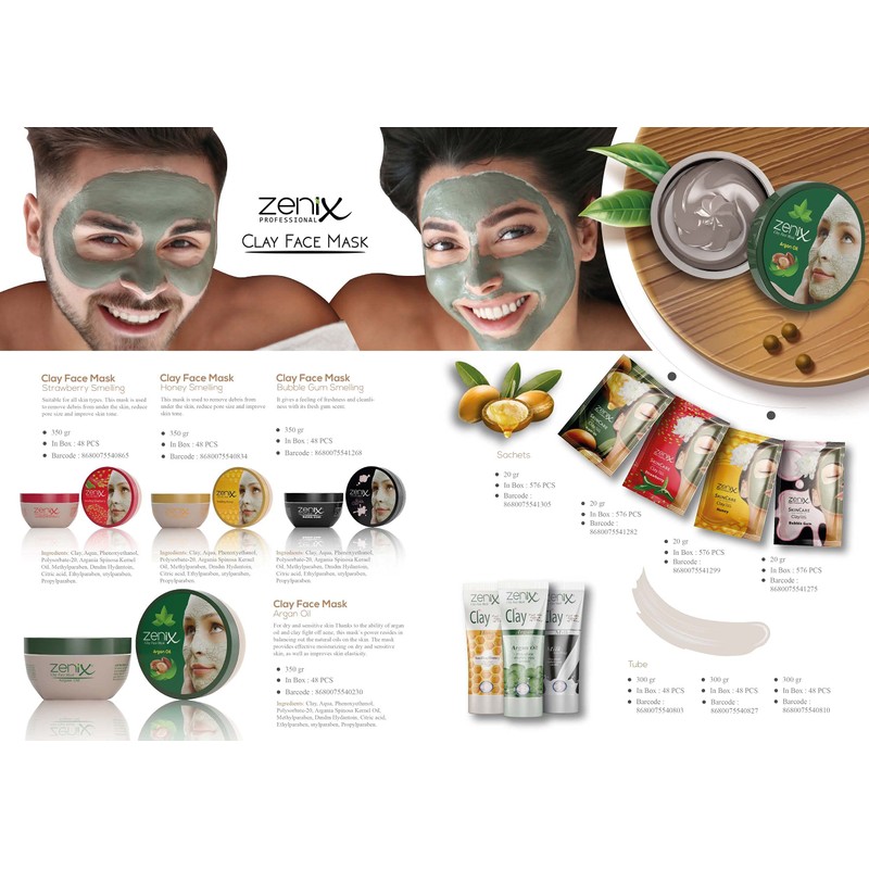 ZENIX Balaclava Face Mask Face Treatment Face with Strawberry