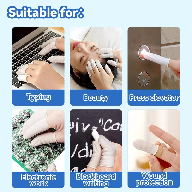 MAQIHAN 280PCS Small Finger Cots - Disposable Finger Gloves Finger