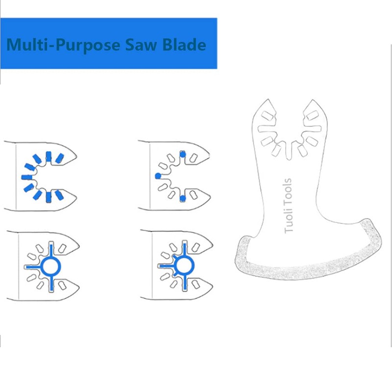 4 pieces diamond semi-circular saw blade, 77 x 57 mm
