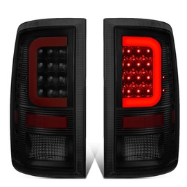 DNA MOTORING TL-DRAM09-LED-RD3D-BK-G2 LED 3D Tail Light Assembly Driver & Passenger Side [Compatible with 09-17 Dodge Ram 1500 2500 3500]