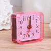 fatteryu Mini Square Quartz Beep Alarm Clock Plastic Desk Table