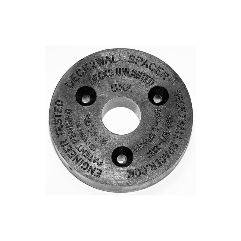Screw Products D2W-10PK 2.5 in. Deck2 Wall Spacer44; Pack of