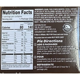 Milky Way CANDY BAR Flavored Pudding & Pie Filling Dessert Mix 3.25 oz Box
