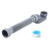 Low Profile 1 1/2 P Trap, Flexible Bathtub Shower Drain