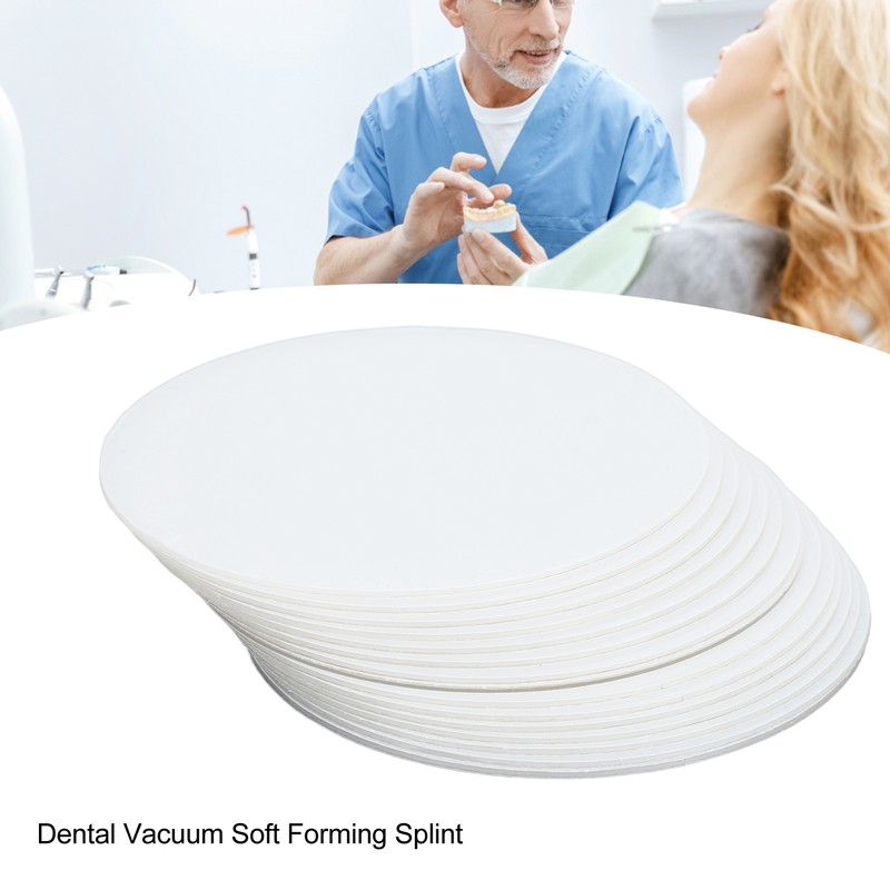20pcs Vacuum Forming Splint Sheets 0.8mm Lab Splint Thermoforming Sheet