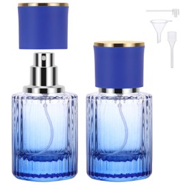 Segbeauty 1oz Perfume Bottle, 30ml Vintage Refillable Perfume Bottle for Men,Pack of 2 Perfume Bottle Atomizer, Large Travel Cologne Sprayer Perfume Spray Bottle for Dispensing Fragrance Oils