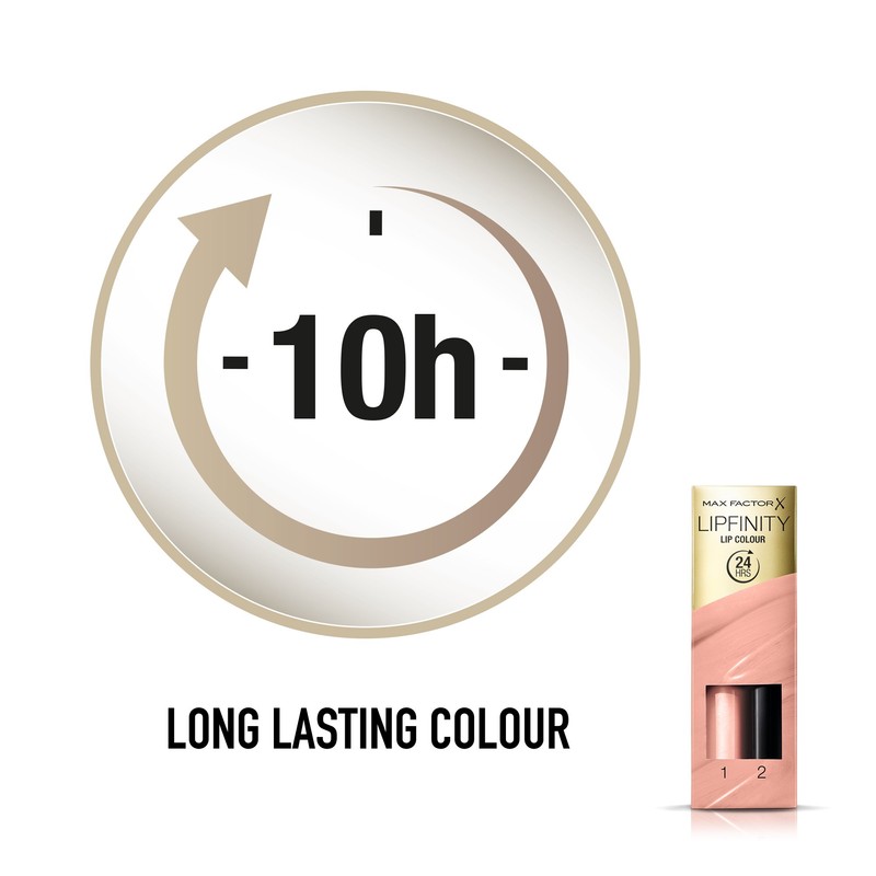 Lipfinity Lipstick by Max Factor Keep Frosted 205