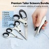SCAIKTIG Premium Sewing Scissors Bundle, 8" Heavy Duty Fabric Scissors,