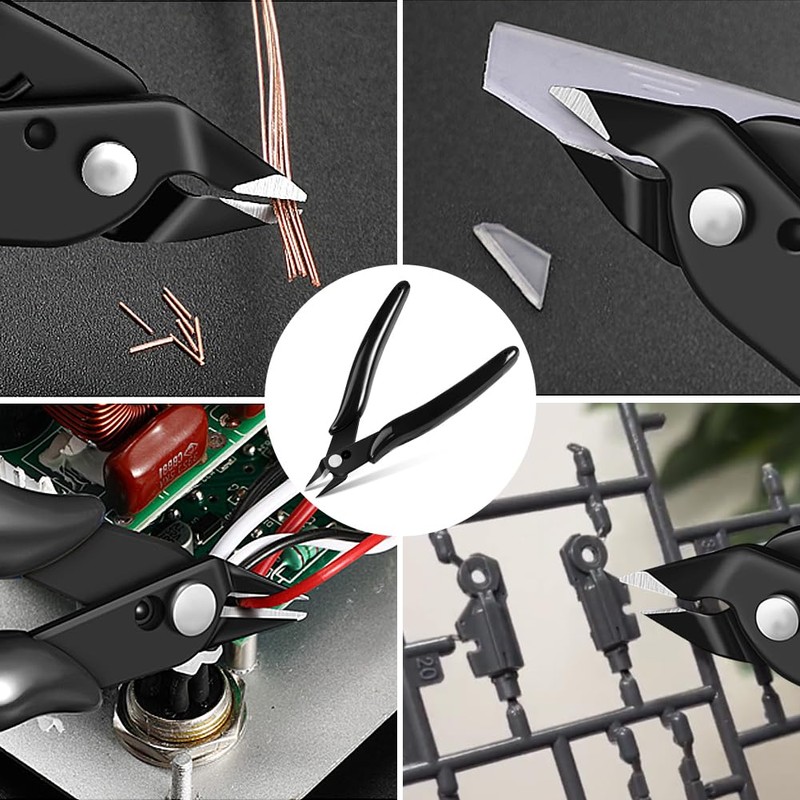Ainiv 1 x Side Cutters, Small, Electronic Wire Cutter, Mini