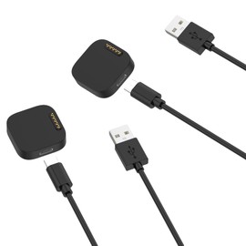 RuenTech Compatible with SyncUP Kids Watch 2 Charger, Replacement USB Magnetic Charging Cable 3.3 Ft Charging Cord for Sync UP Kids Watch2 Smart Watch Charger (Black&Black)