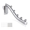 Folding Wall Mounted Clothes Drying Rack, Stainless Steel Wall Mount