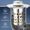 2 Pcs Bathroom Sink Drain Strainer, Universal Pop Up Stopper
