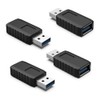 ELUTENG USB Coupler Male to Female 4Packs USB 3.0 Type