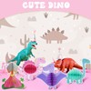 12 Pcs Pink Dinosaur Party Honeycomb Centerpieces Table Decorations Dinosaur