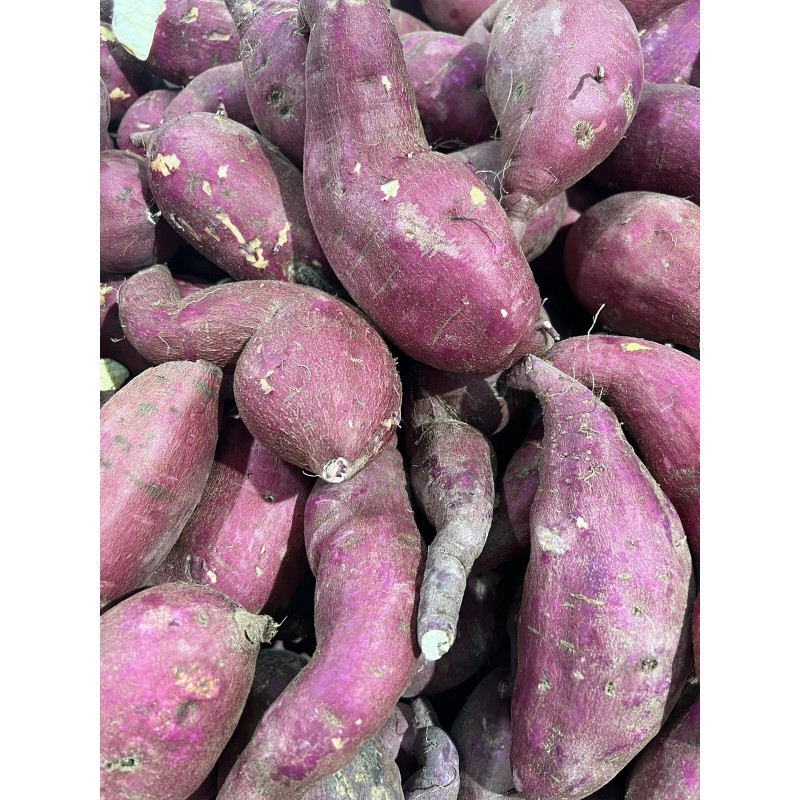 Japanese Yam 3 LBS Fresh Japanese Murasaki Sweet Potatoes Fresh