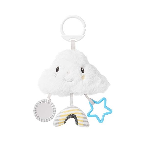 Nuby Cloud Pram Baby Toy â Portable On the Go | Interactive Toys | Soothing Teether | Suitable from Birth