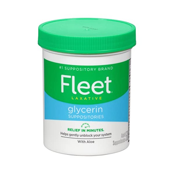 Fleet Glycerin Suppos ADL Size 50ct Fleet Glycerin Suppositories