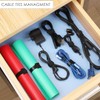 (100Pack- 8inch) Longer Reusable Cable Ties|Cable Tie|H HOME-MART Cable Straps