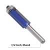 Mesee 4 Pieces Top End Bearing Flush Trim Router Bits