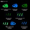 Daiwa Tachiu Otenya SS40 AH MH Golden Orange Blue Glow