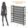 NEYCIL Large Shoe Rack 8 Tier Shoe Organizer, Heavy Duty