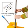 Mind Reader Mop and Bucket Set with Wringer, Mop Included,