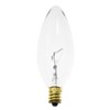 SQXBK 6PCS 120V 60W C32 E12 CTC Clear Candelabra Base
