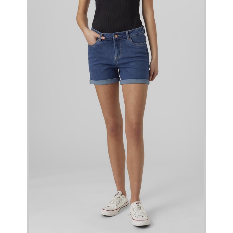 VERO MODA Women's Vmluna Mr Fold Mix Ga Noos Shorts,