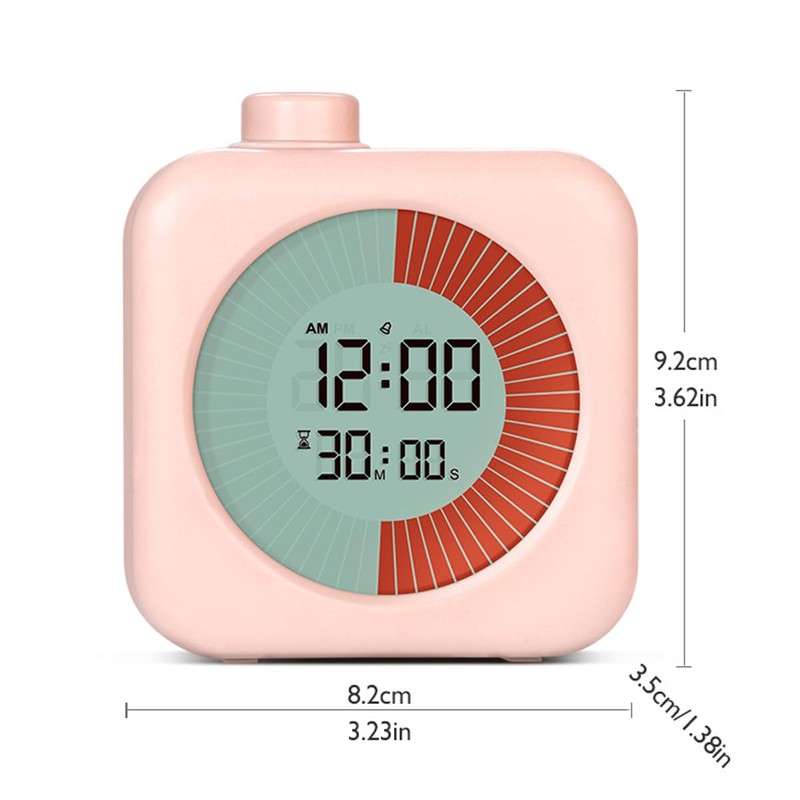 Laroal Digital Visual Timer Clock With LCD Screen 60 Minute