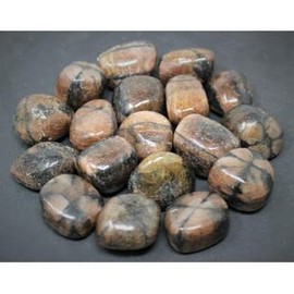 Chiastolite Tumbled Stone - Andalusite Tumbled Stone - Spiritual Stone - 15-25mm (5)
