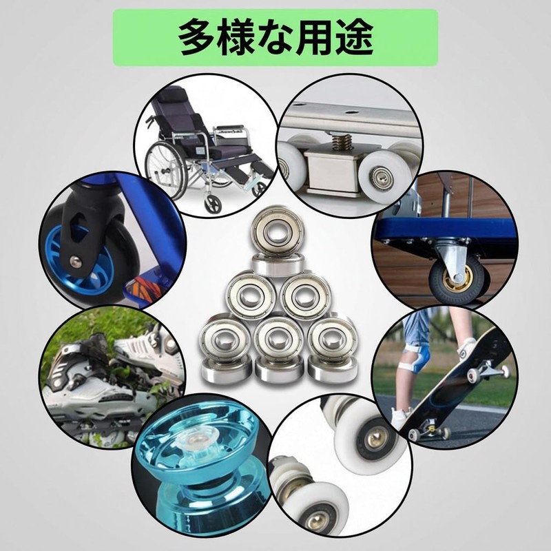 Joyeezs 608ZZ Deep Groove Ball Bearing, Precision Bearing, P5 Precision