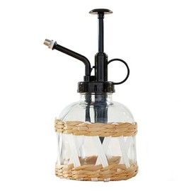 Santa Barbara Design Studio Glass Plant Mister Vintage Style Spray Bottle for Indoor Plants, 6" H, Wicker