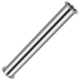 JMCOLMT Tri Clamp Tube 1.5 Inch Tube OD Sanitary Spool Tube Length 12 Inch Clamp End OD 50.5mm 304 Stainless Steel Seamless Round Tubing