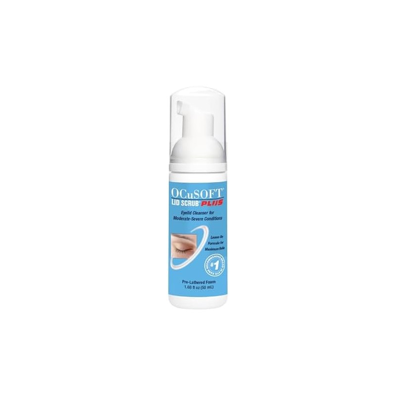 OCuSOFT Lid Scrub Foam Plus, 1.68 fl oz (50ml)
