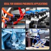 1/8" OD Push to Connect Fittings Kits –50PCS Air Line